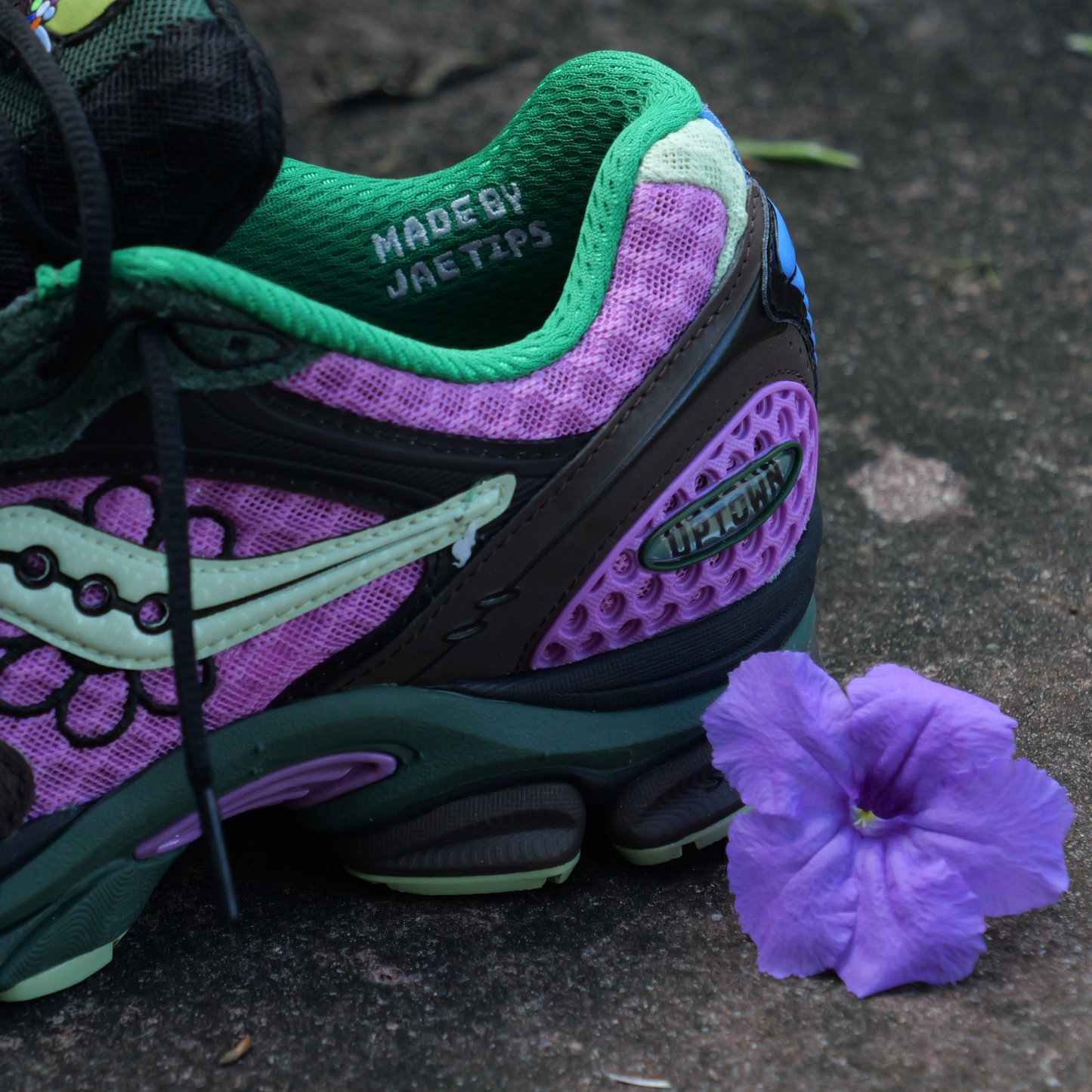 SAUCONY X JAE TIPS Progrid Triumph 4 Perilla (Violet/Earth)
