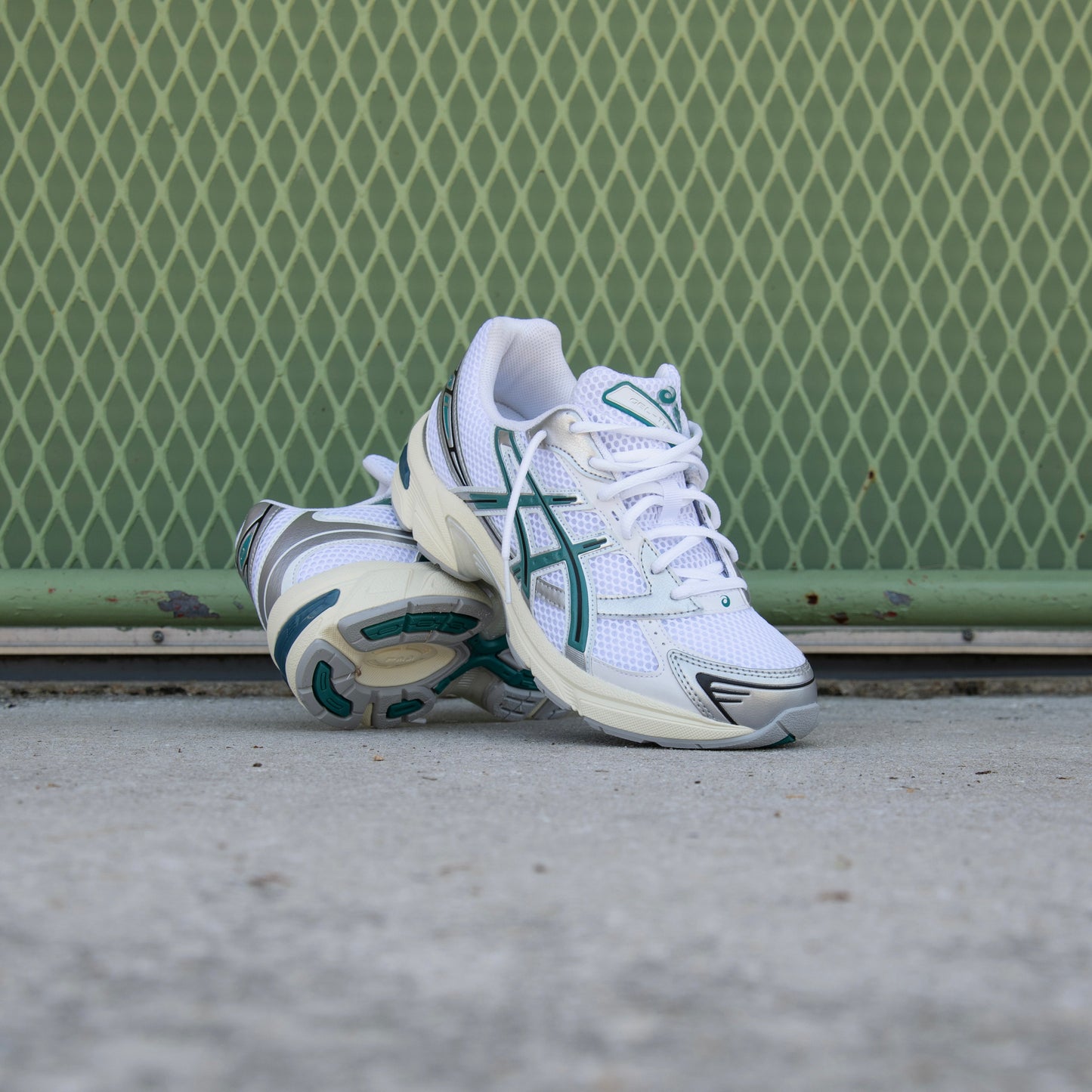 Mens Asics Gel-1130 (White/Rainy Lake)