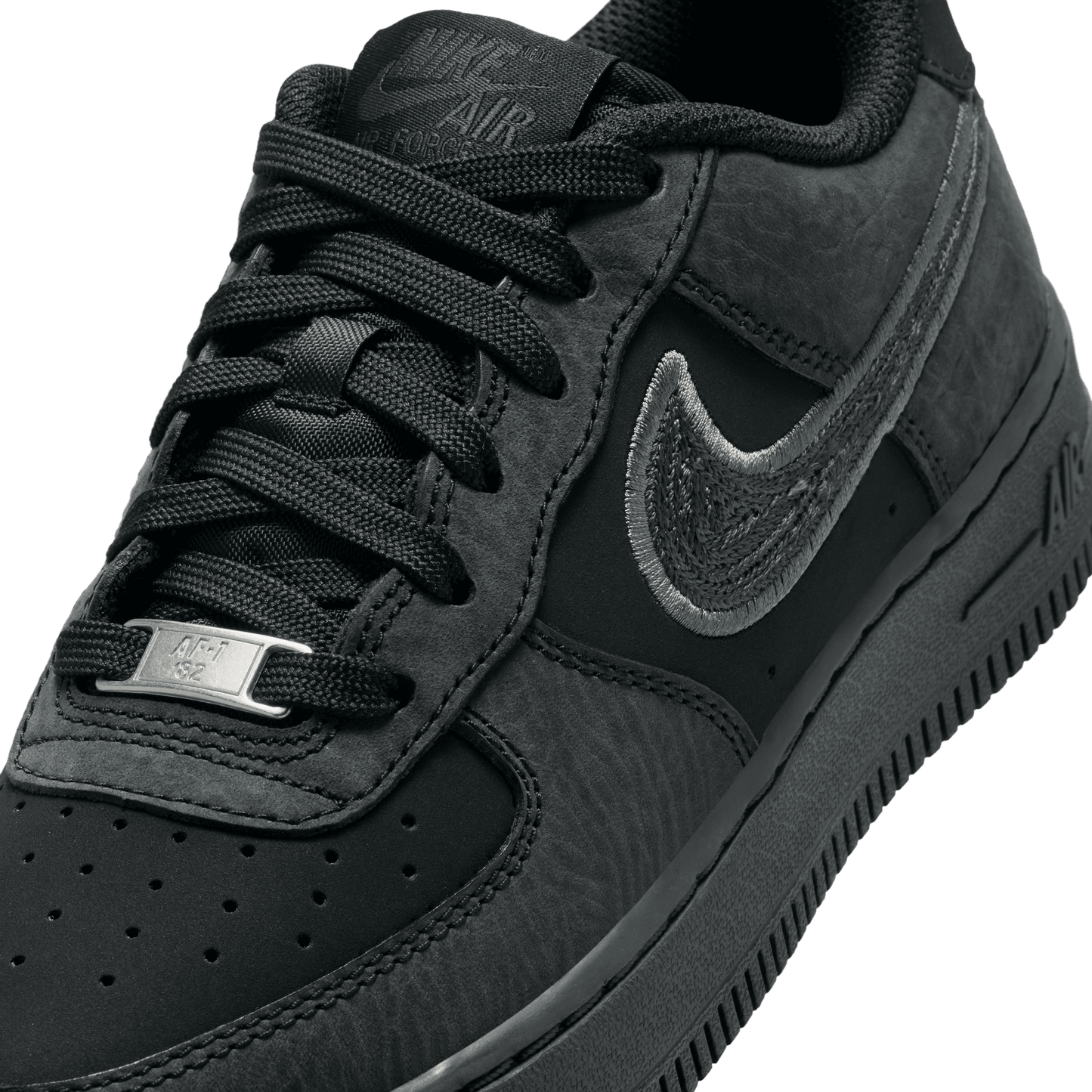 Big Kids' Nike Air Force 1 LV8 "Black Dark Smoke"