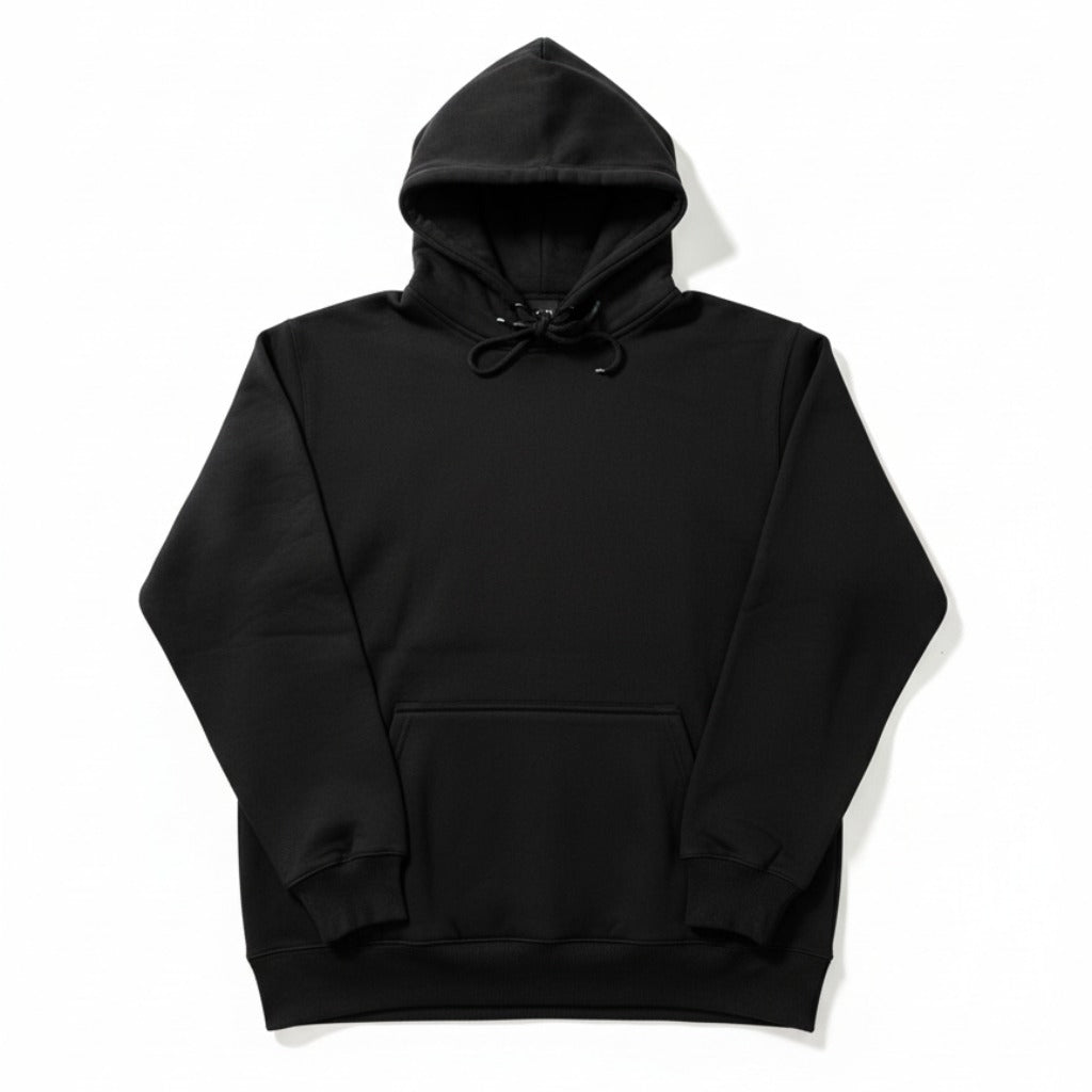 The Closet Inc Mens Fleece Pullover BLACK
