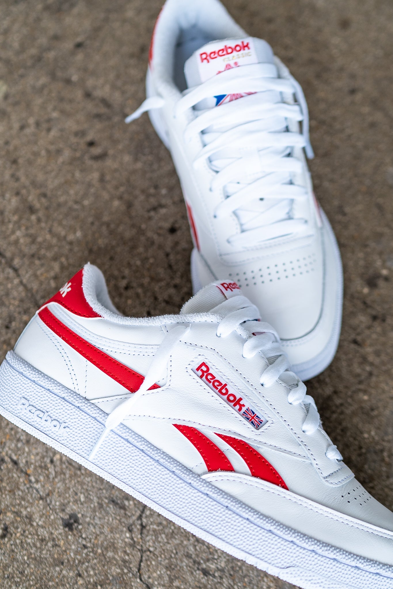 Reebok Club C Revenge (White/Vector Red)