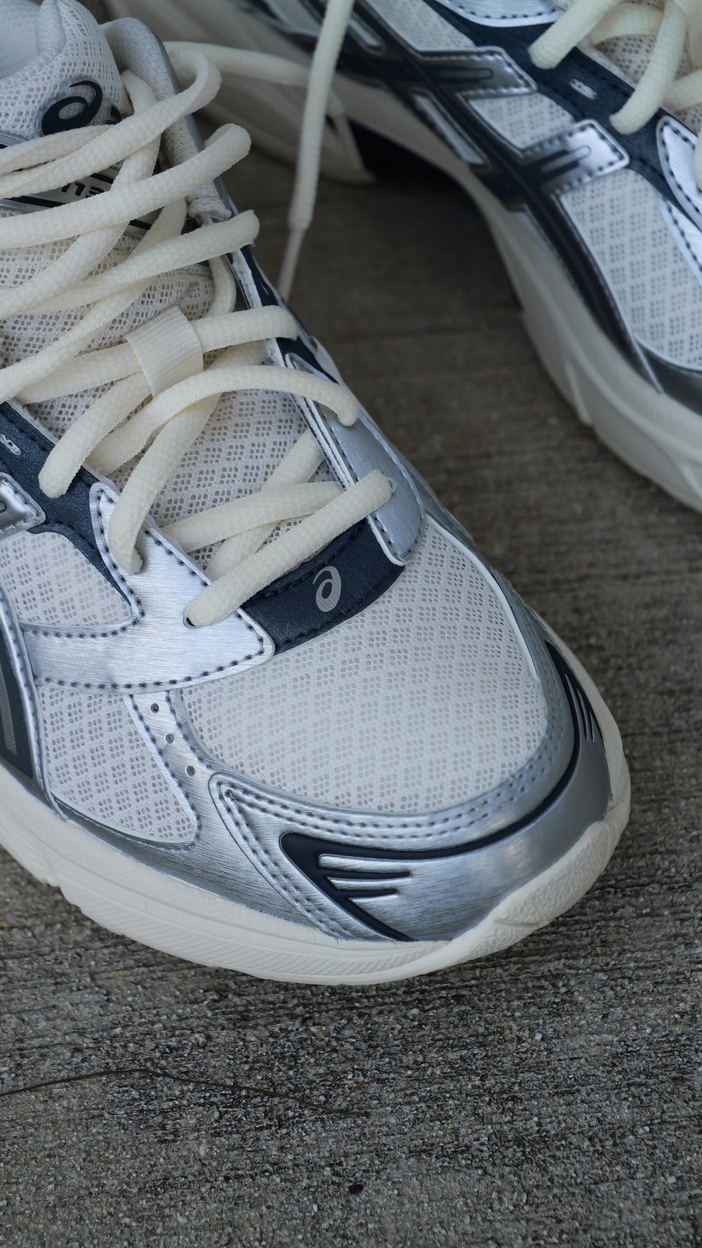 Mens Asics Gel-1130 (Cream/Carrier Grey)