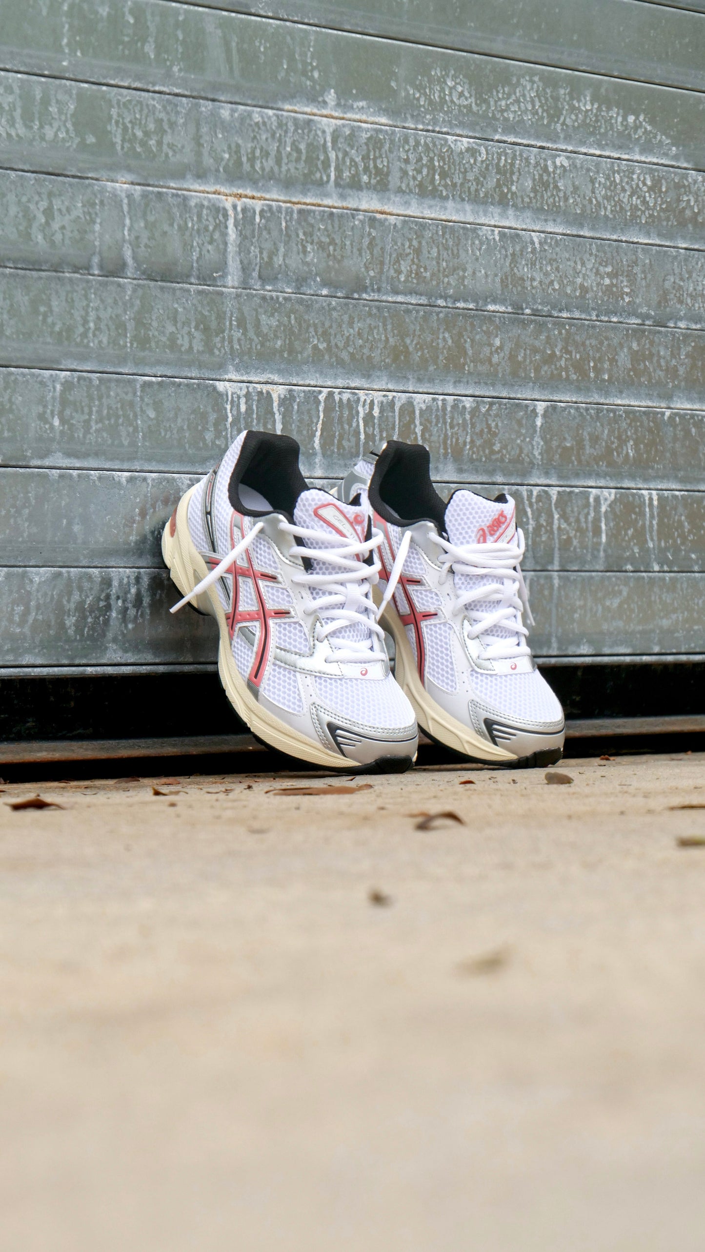 Mens Asics Gel-1130 (White/Desert Red)