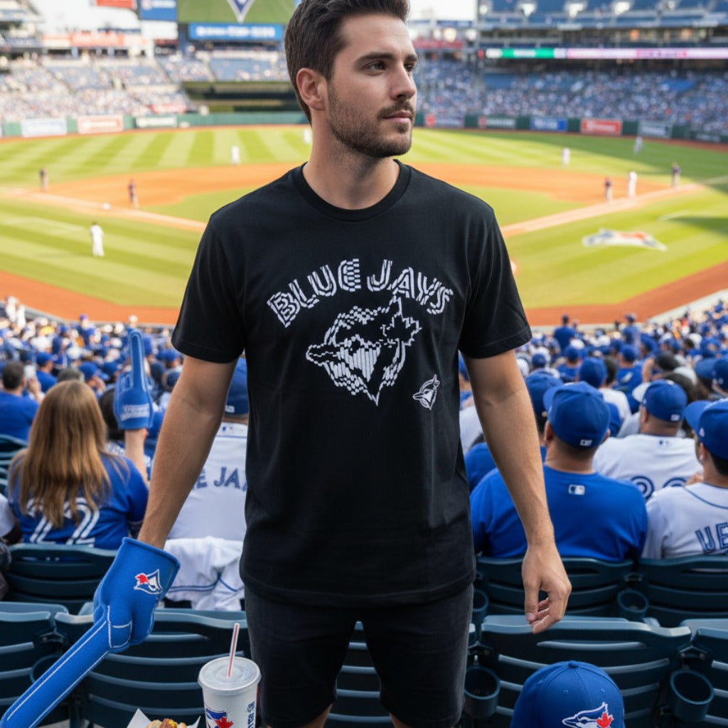 Men's Mitchell and Ness Toronto Blue Jays Puffed Tee