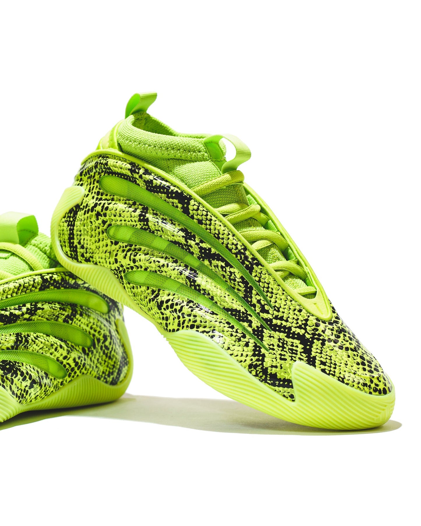 Adidas Basketball Unisex Harden Vol. 9 Green Snakeskin JR8289