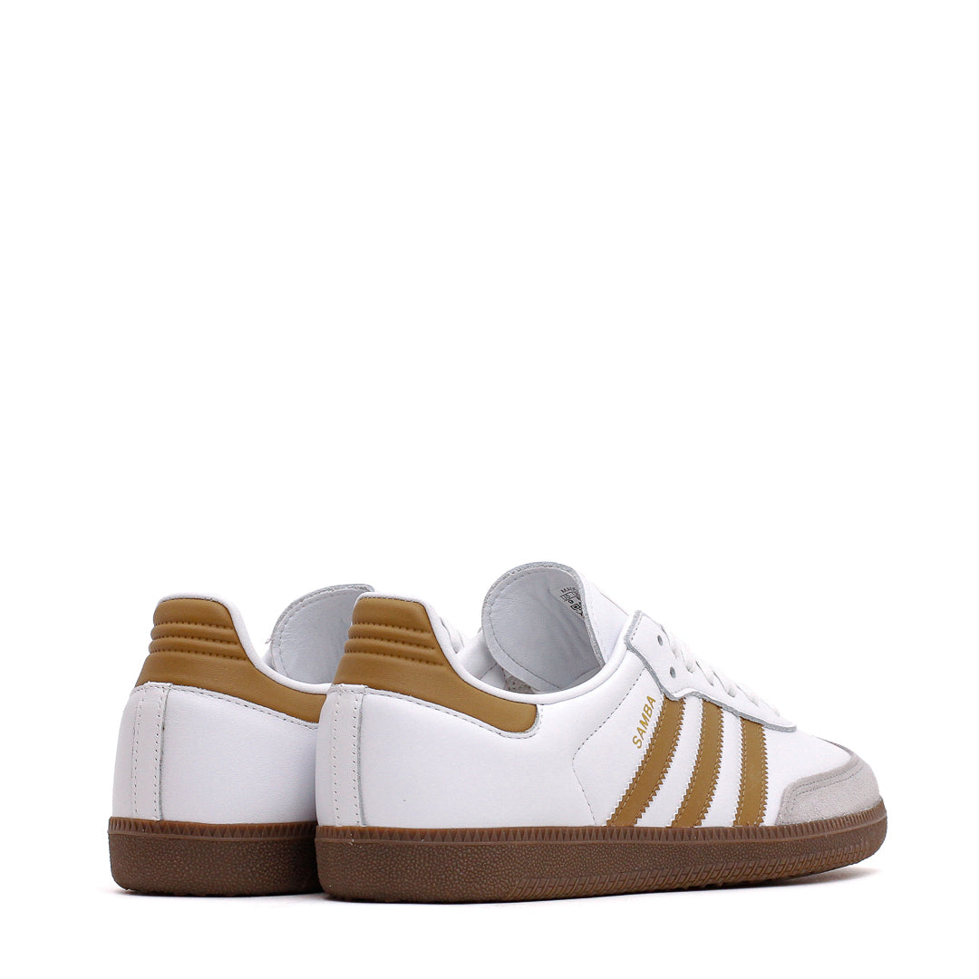 Adidas Men Samba OG White Brown Desert JH8796