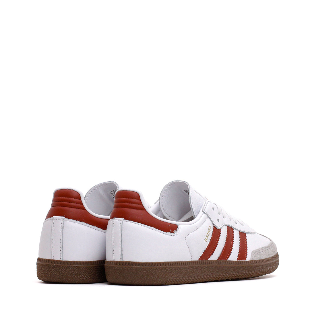Adidas Men Samba OG White Preloved Ruby JH8798