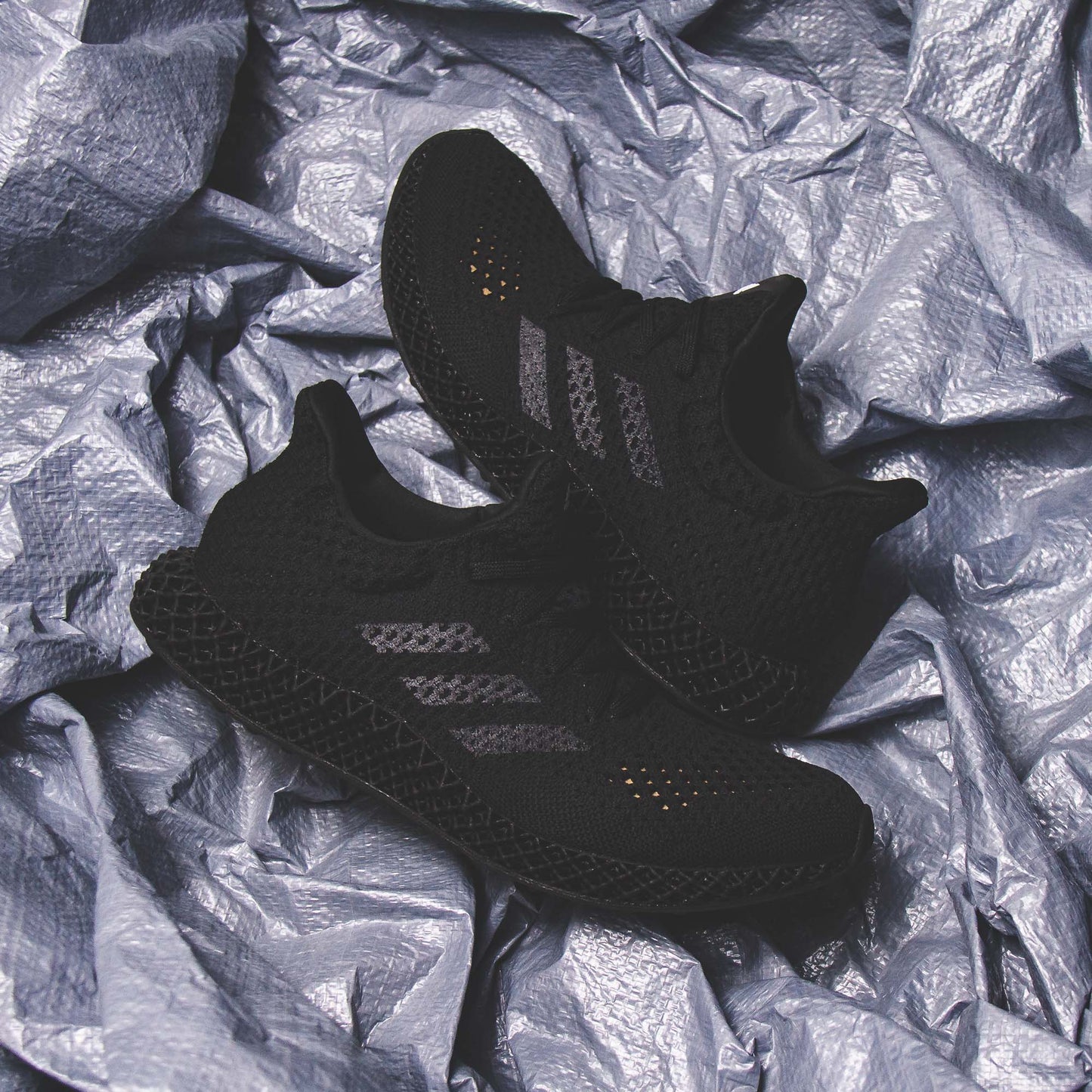 Adidas Running Men 4D Futurecraft Triple Black Q46228