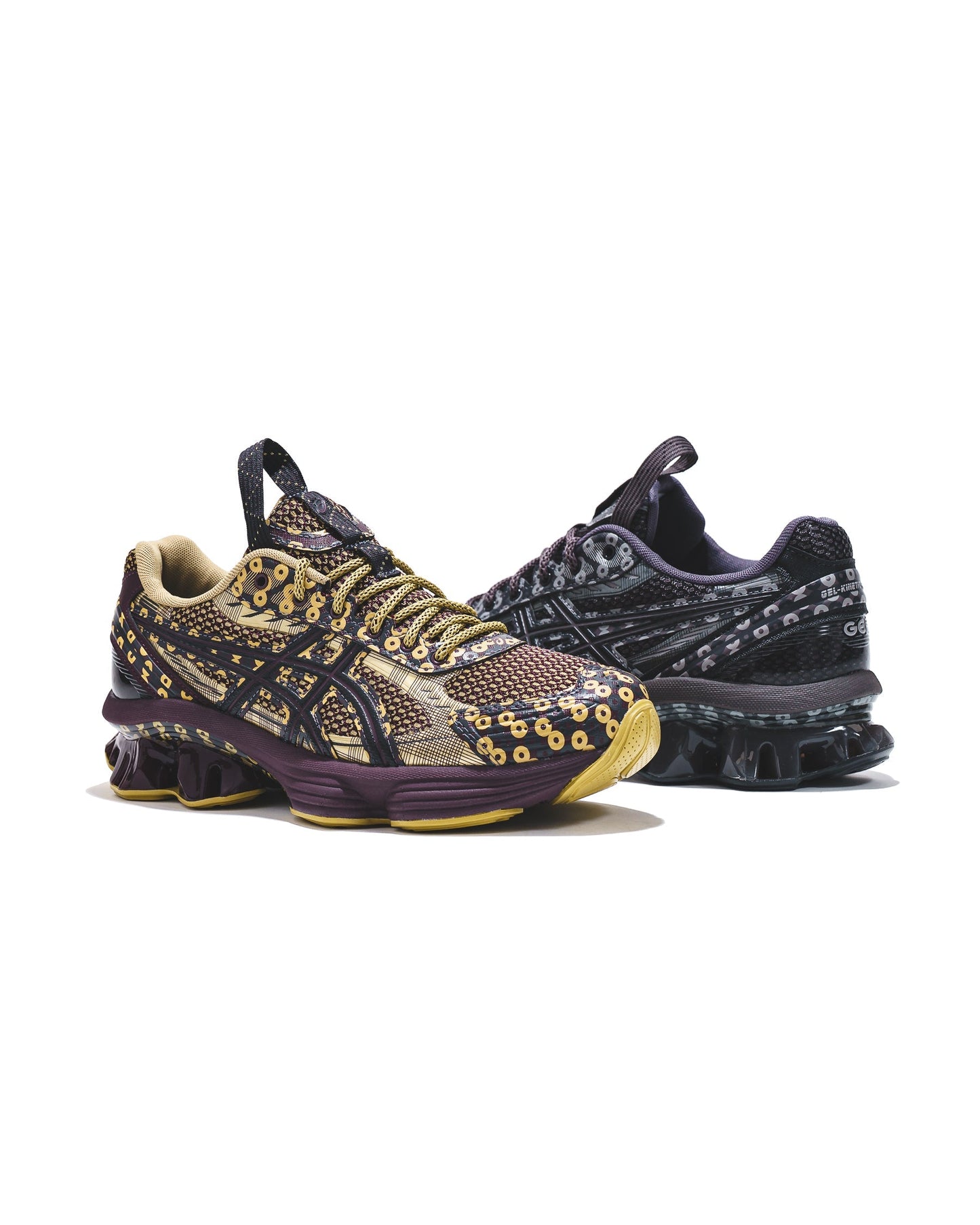Asics Unisex US7-S Gel-Kinetic Fluent Obsidian Grey Graphite Grey 1203A973-020