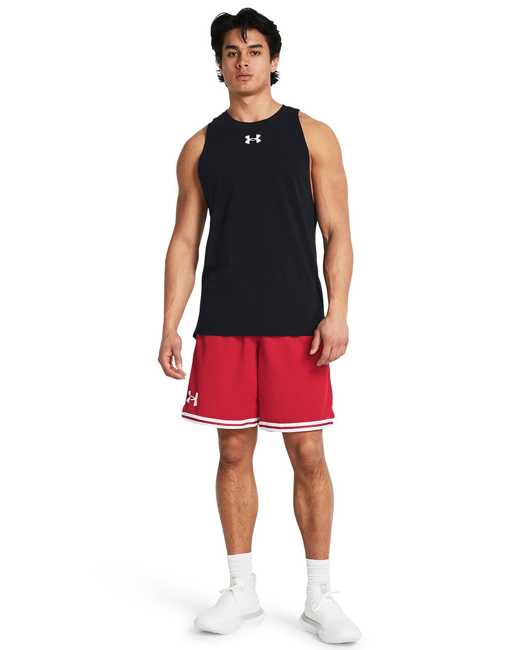 Men's Under Armour Perimeter 10" Shorts "Red"