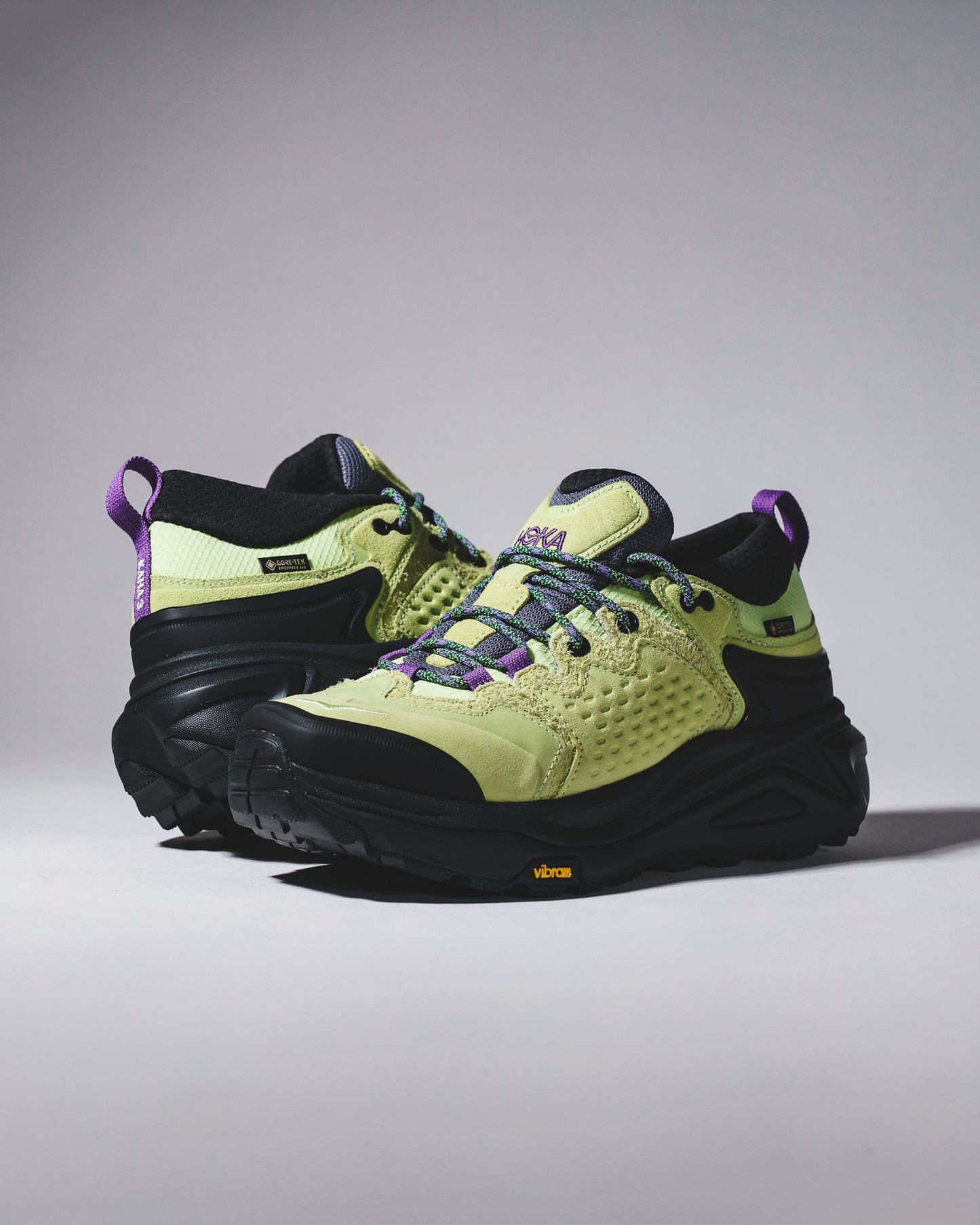 Hoka One One Unisex Kaha 3 Low GTX TP Honeydew Black 1168951-HWB