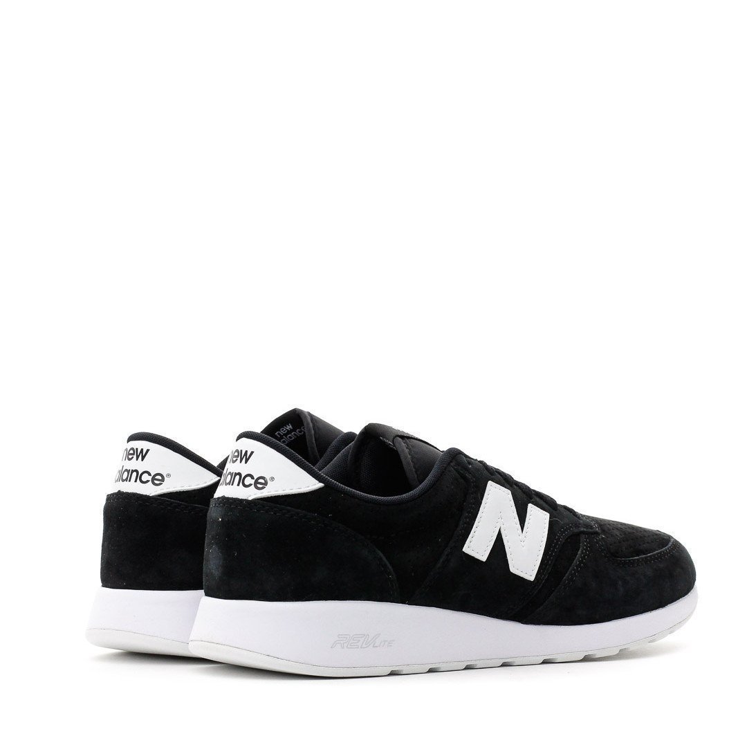 NEW BALANCE LIFESTYLE RE-ENGINEERED REVLITE BLACK WHITE SUEDE MRL420SN ***
