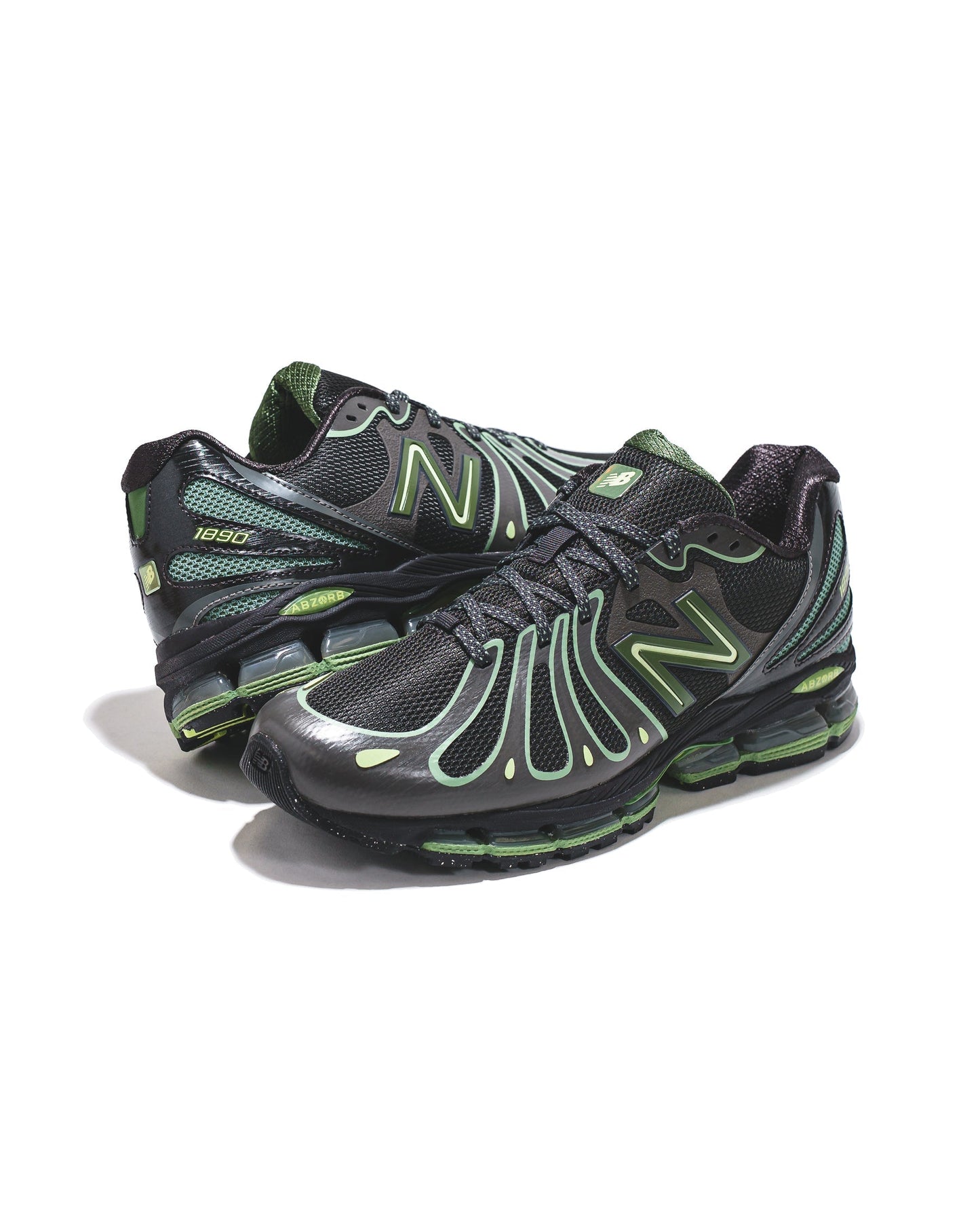 New Balance Unisex 1890 Faded Black Utility Green U189071H