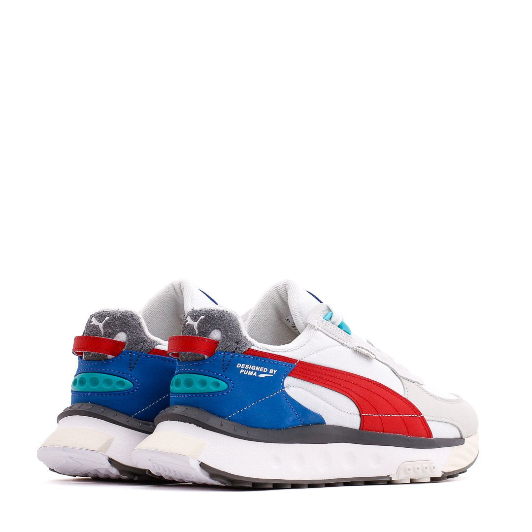 Puma Men Wild Rider Layers White Red 380697-01