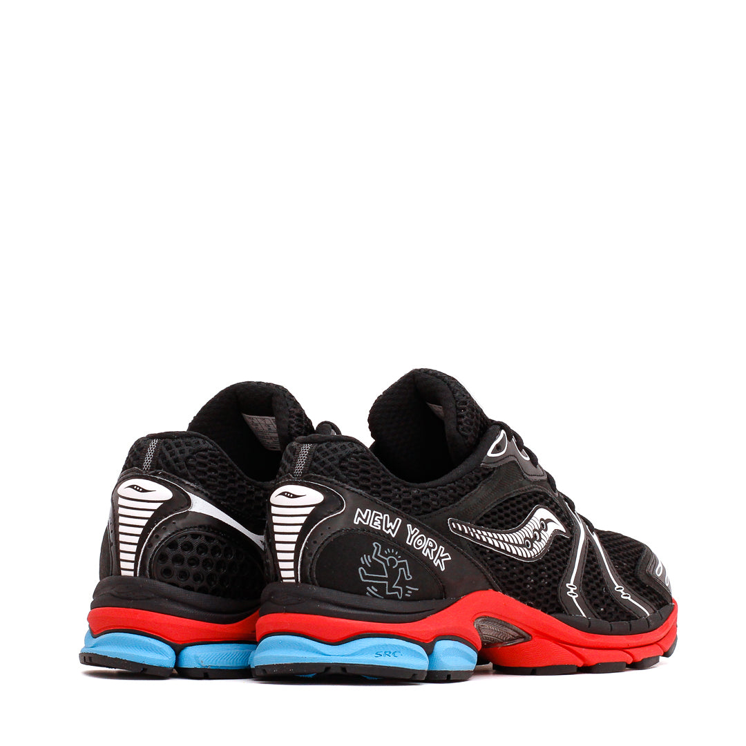 Saucony x Keith Haring Men ProGrid Triumph 4 Black Red S71022-1