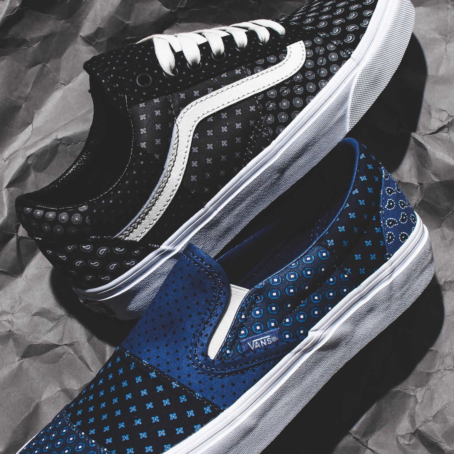 Vans Men UA Old Skool Patchwork Black VN0A3WKT9XJ1
