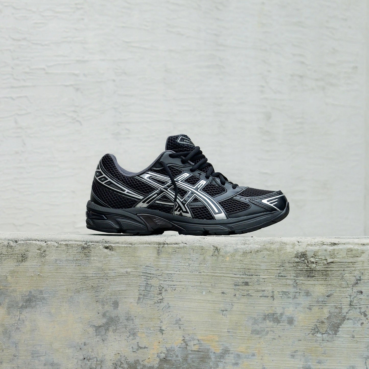 Mens Asics Gel-1130 (Black/Pure Silver)