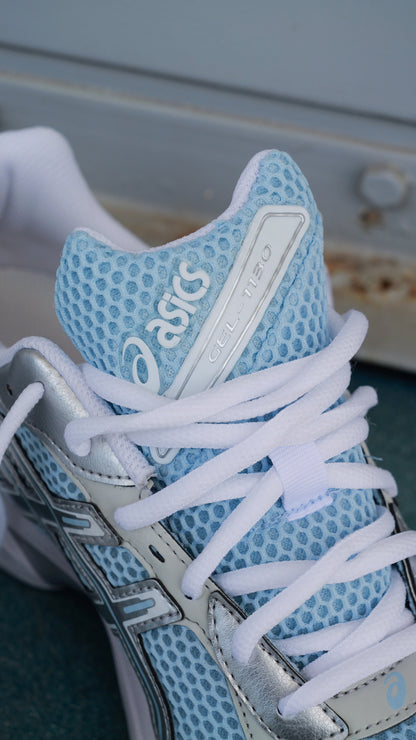 Mens Asics Gel-1130 (Faded Denim/Pure Silver)