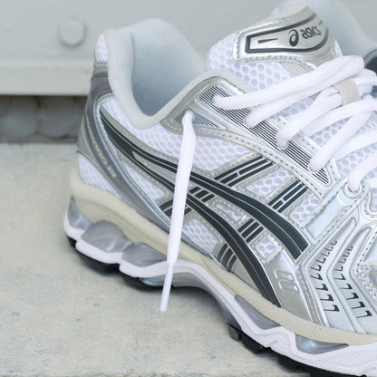 Mens Asics Gel-Kayano 14 (White/Graphite Grey)