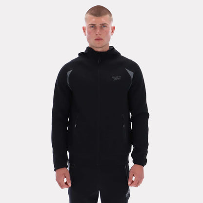 Men's Reebok Contrast Panel Zip Hoodie