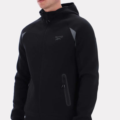 Men's Reebok Contrast Panel Zip Hoodie