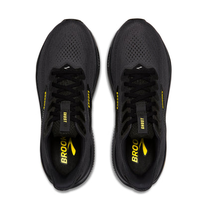 Brooks | Ghost 17 | Men's | Ebony/Black/Yellow