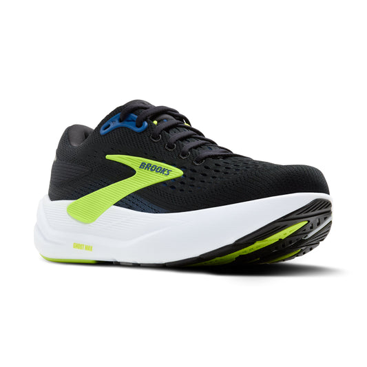 Brooks | Ghost Max 3 | Men's | Black/Navy/Acid Lime