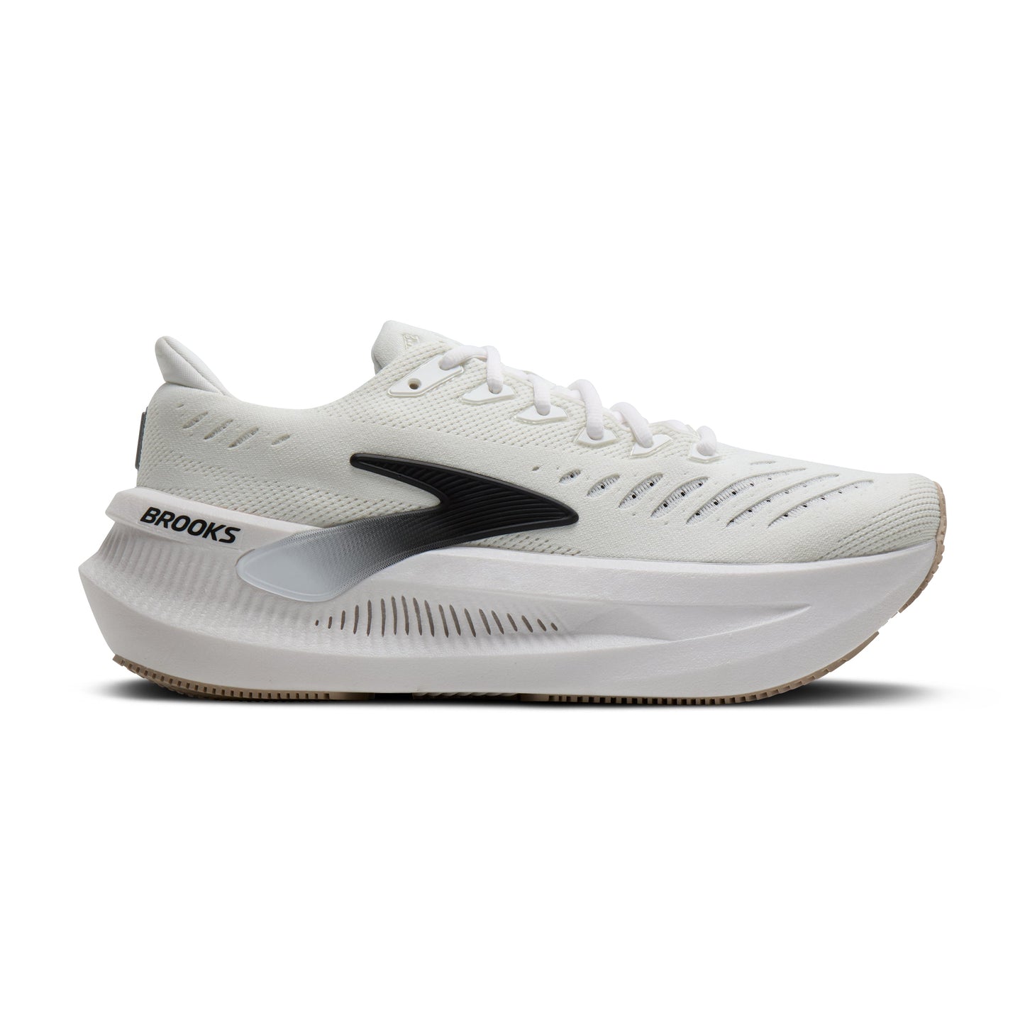 Brooks | Glycerin Max 2 | Men's | White/Black/Chateau Grey