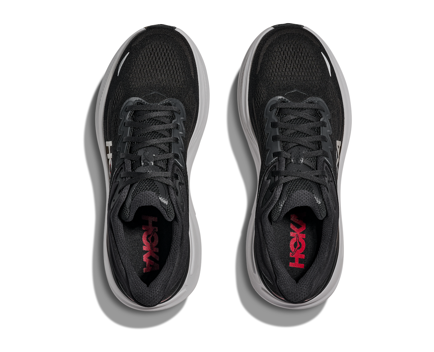Hoka | Bondi 9 | Men's | Black/Vermillion