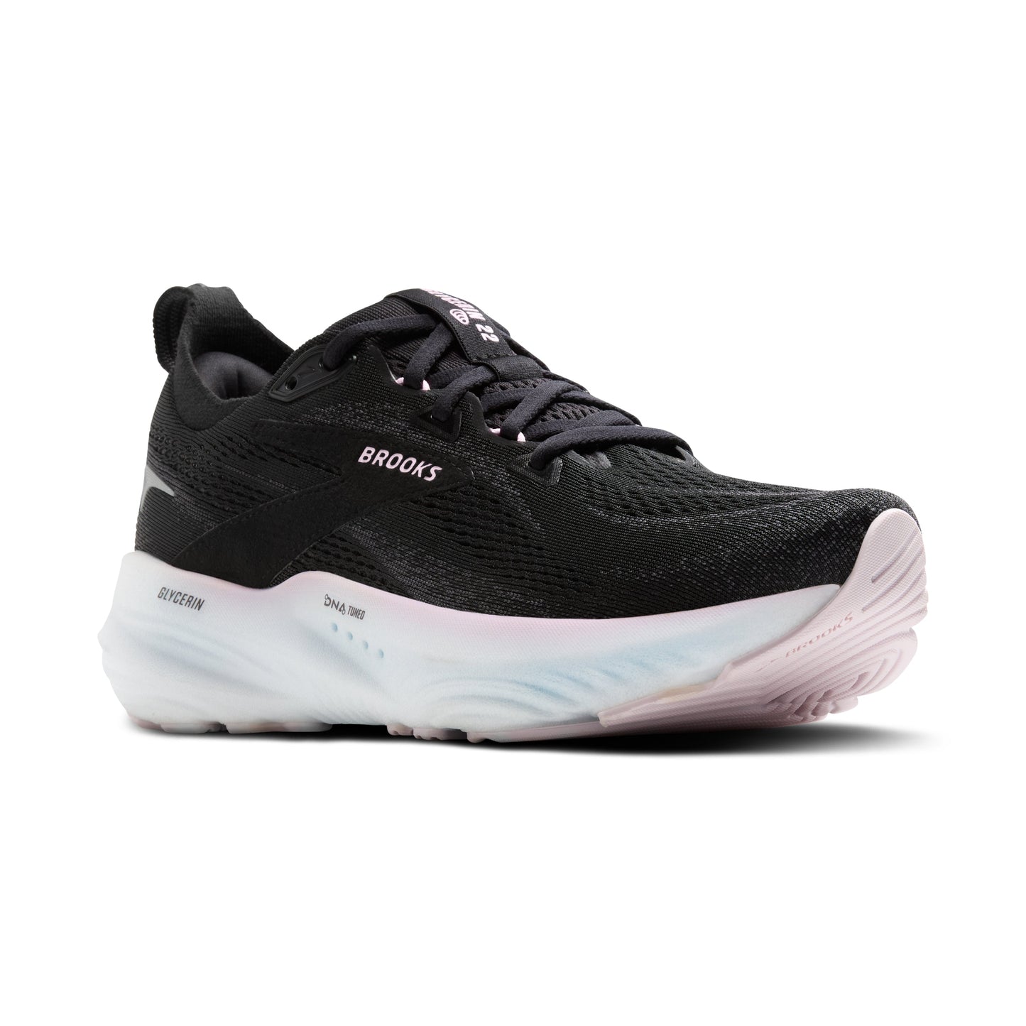 Brooks | Glycerin 22 | Women's | Black/Orchid Ice/White
