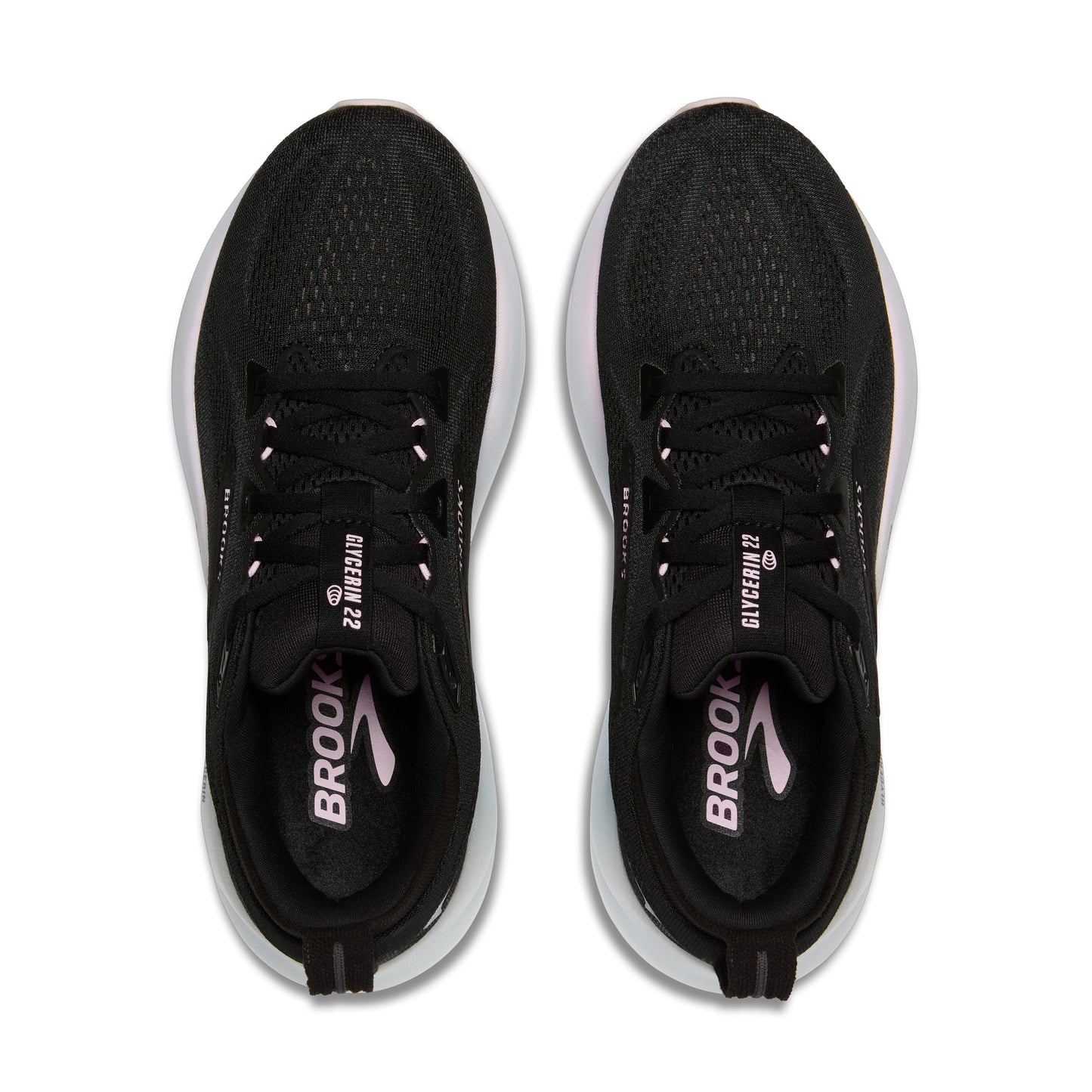 Brooks | Glycerin 22 | Women's | Black/Orchid Ice/White