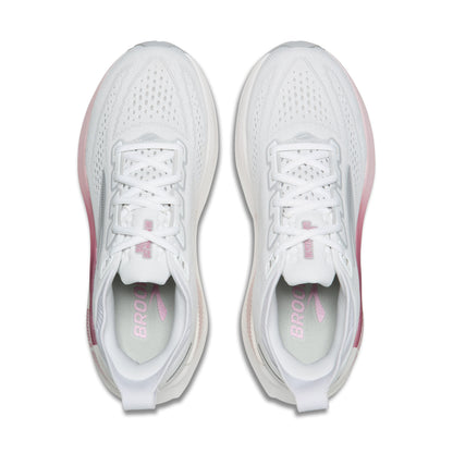 Brooks | Glycerin GTS 23 | Women's | White/Harbor Mist/Metallic