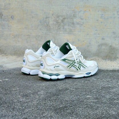 Mens Asics Gel-NYC (Ivory/Forest Night)