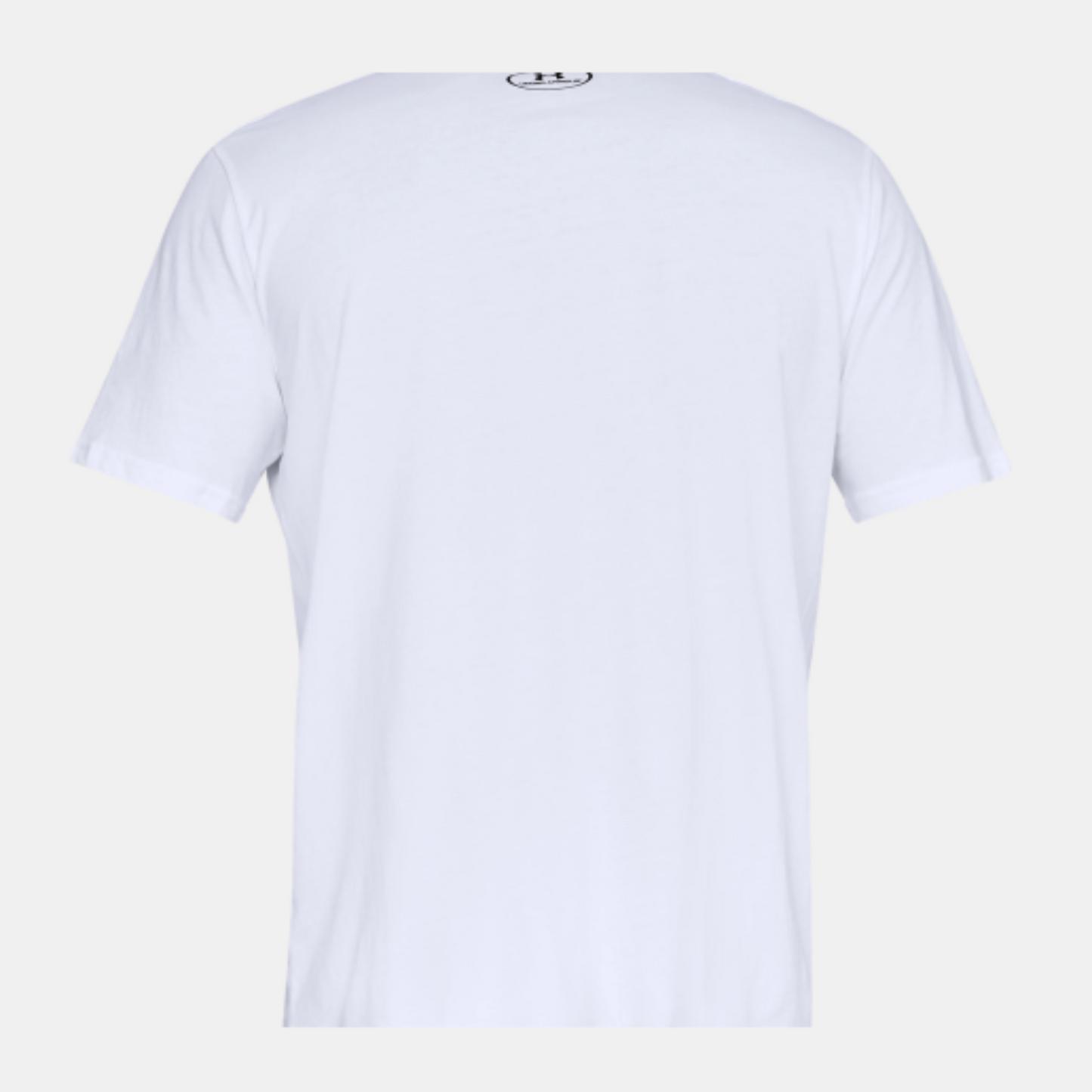 Men's Under Armour Left Chest Short Sleeve "White Black"