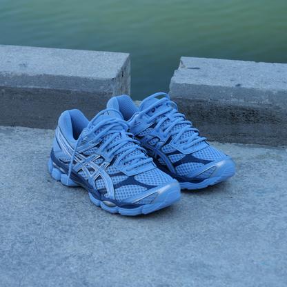 Mens Asics Gel-Cumulus 16 (Stone Wash/Independence Blue)