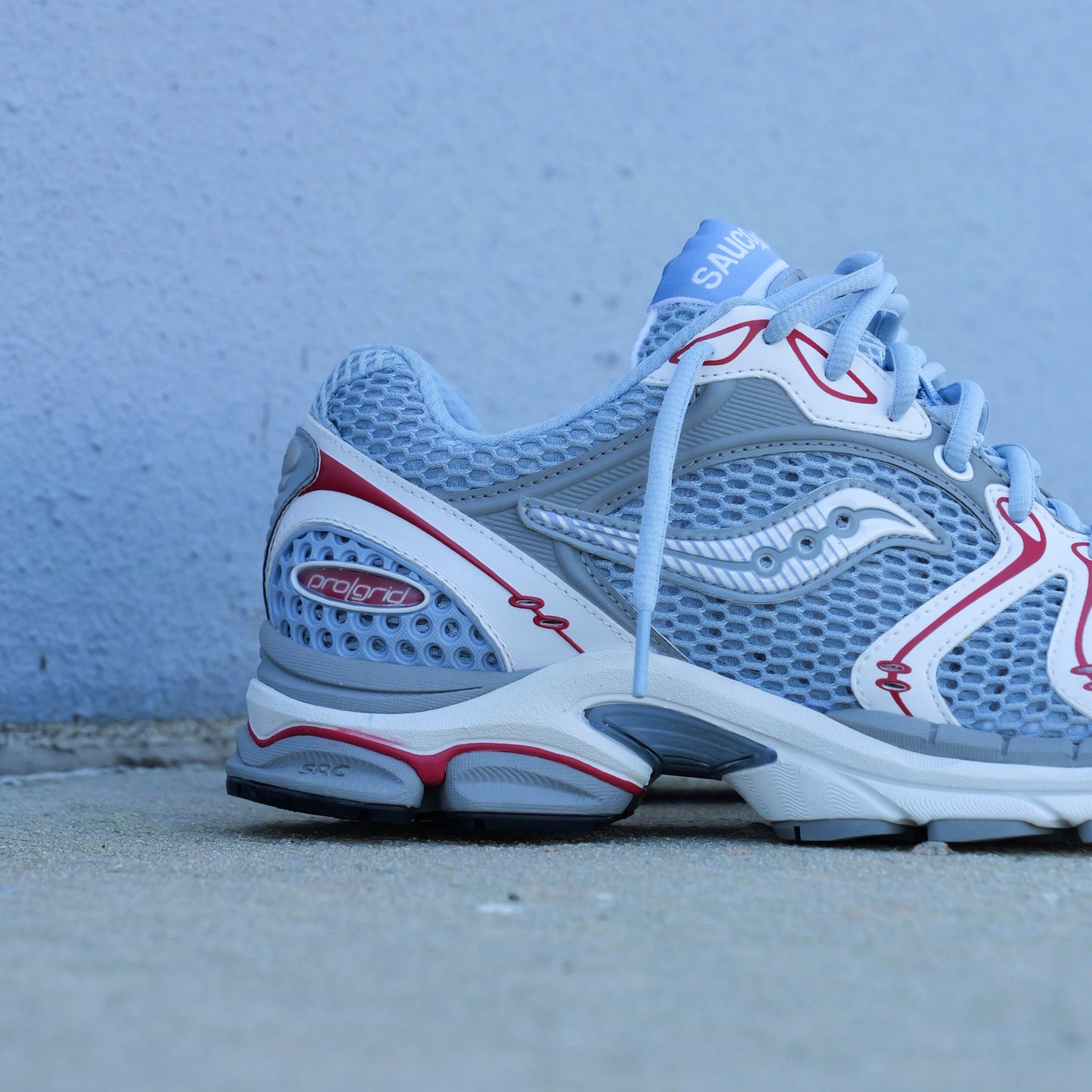 Mens Saucony ProGrid Triumph 4 (Blue/White)