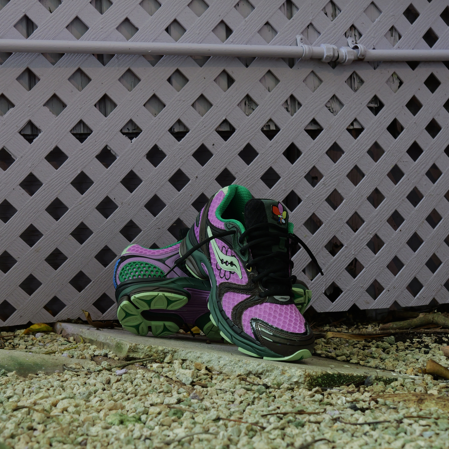 SAUCONY X JAE TIPS Progrid Triumph 4 Perilla (Violet/Earth)