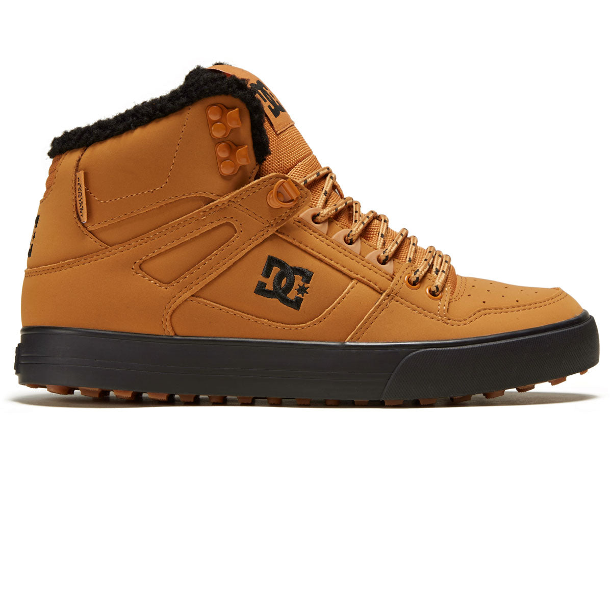 DC Pure High-top Wc Winter Shoes - Wheat/Black