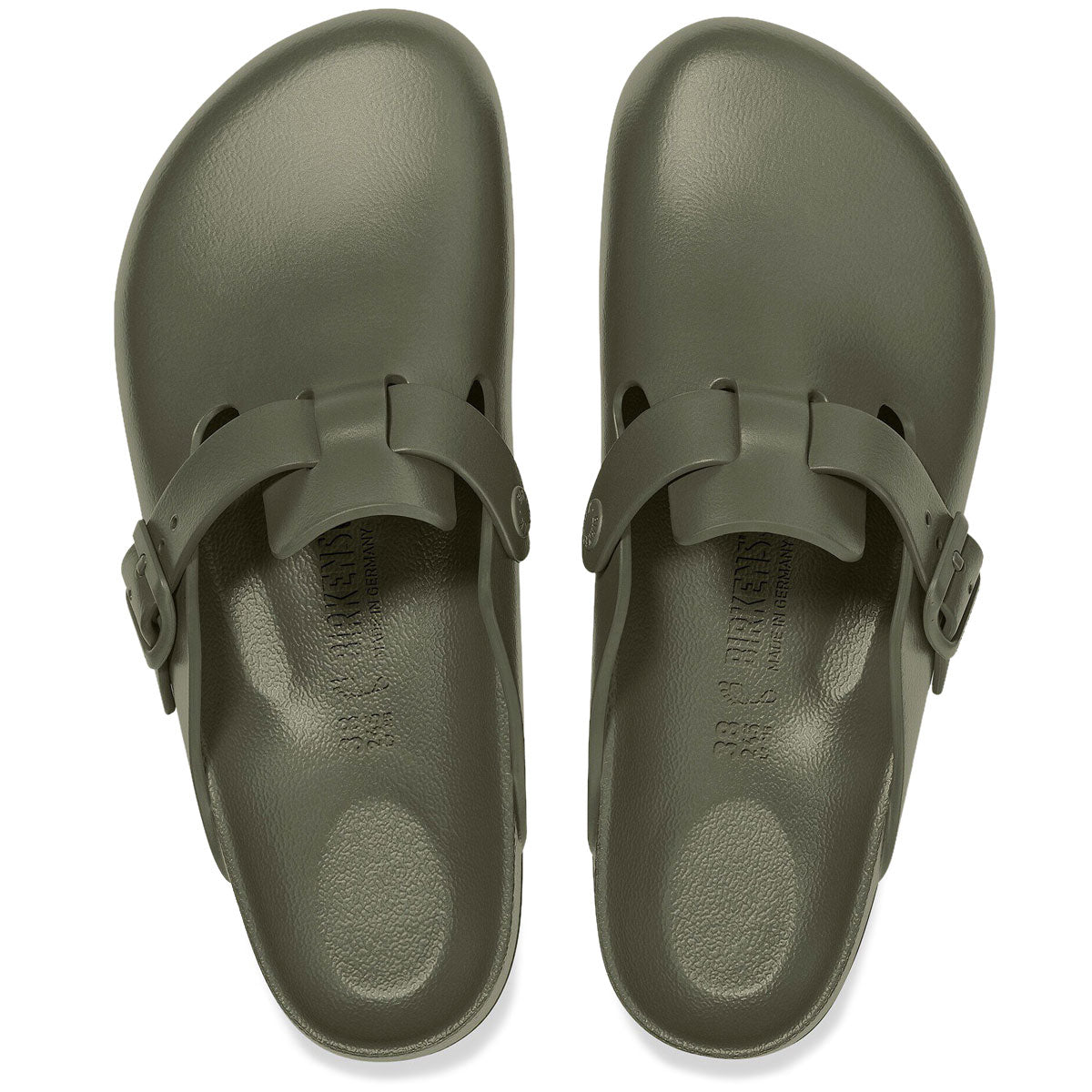 Birkenstock Womens Boston EVA Sandals - Khaki