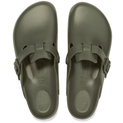 Birkenstock Womens Boston EVA Sandals - Khaki