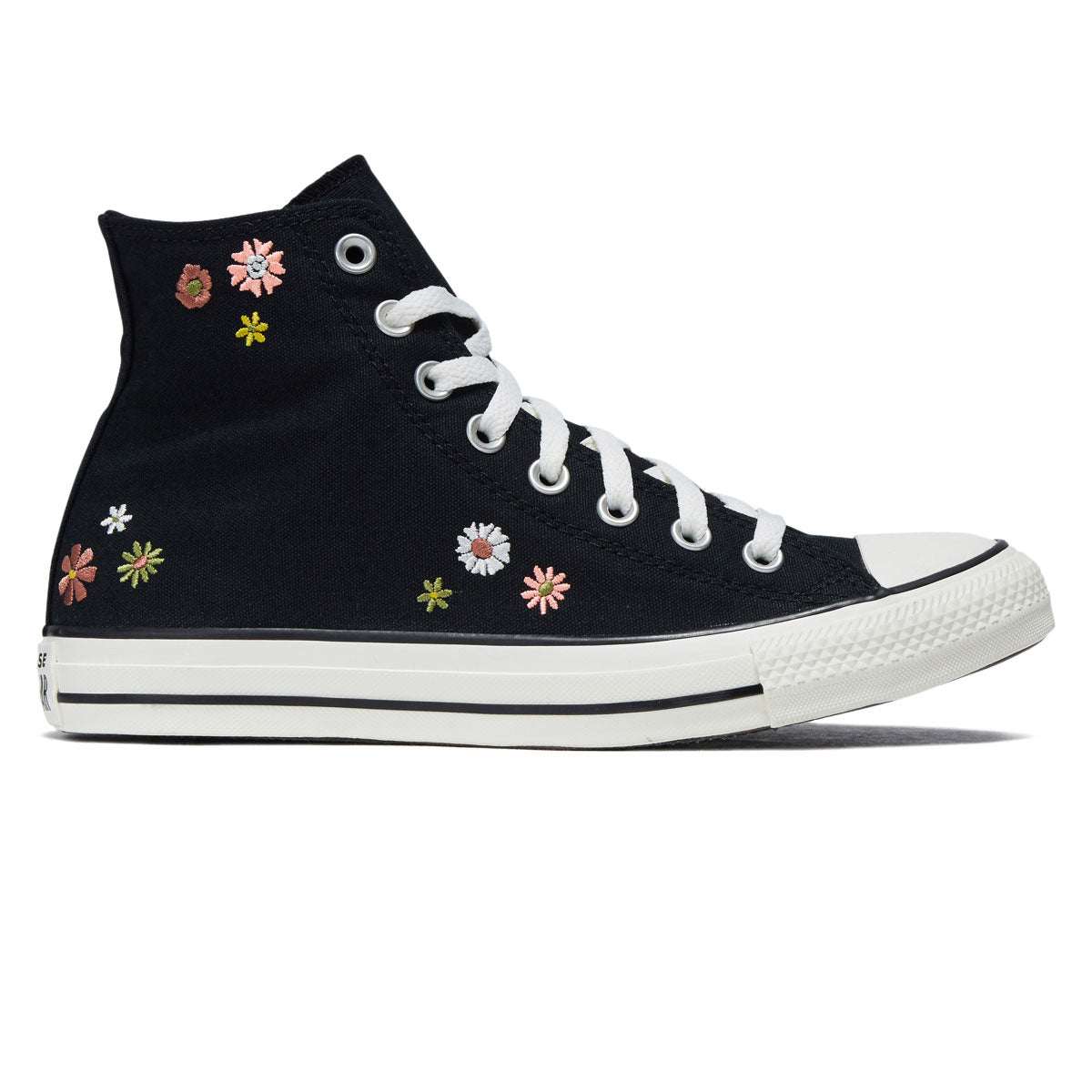 Converse Chuck Taylor All Star Hi Embroidered Florals Shoes - Black/Bright Outlook/All Heat