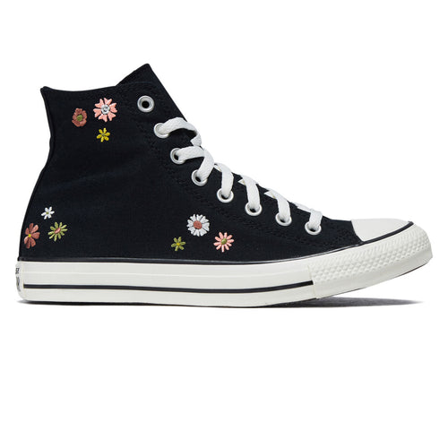 Converse Chuck Taylor All Star Hi Embroidered Florals Shoes - Black/Bright Outlook/All Heat