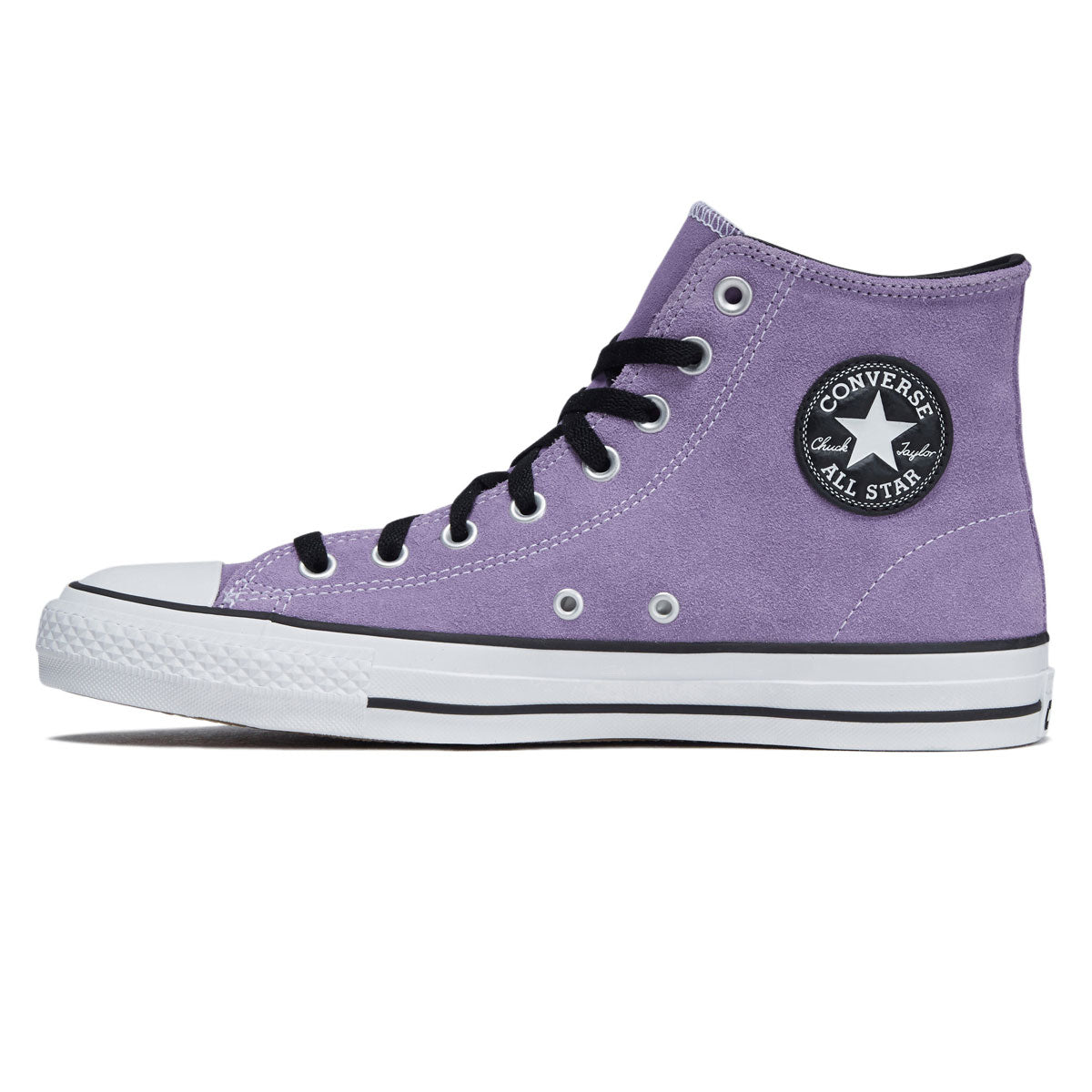 Converse Chuck Taylor All Star Pro Hi Color Pop Shoes - Lilac Soda/Black/White