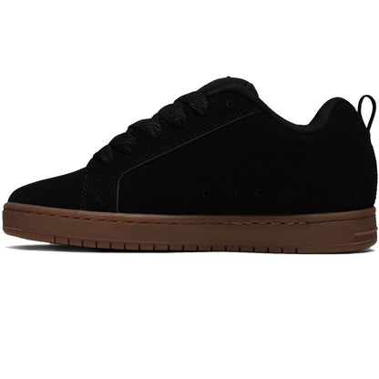 DC Court Graffik Shoes - Black/Gum