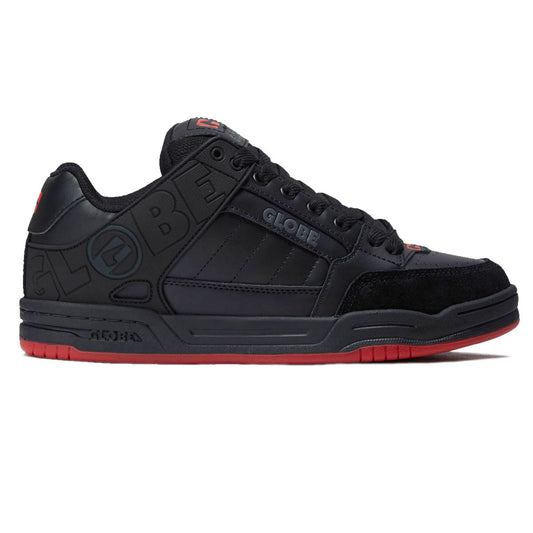 Globe Tilt Shoes - Black/Red/Charcoal