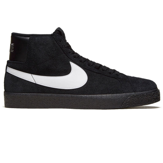Nike SB Zoom Blazer Mid Shoes - Black/White/Black/Black