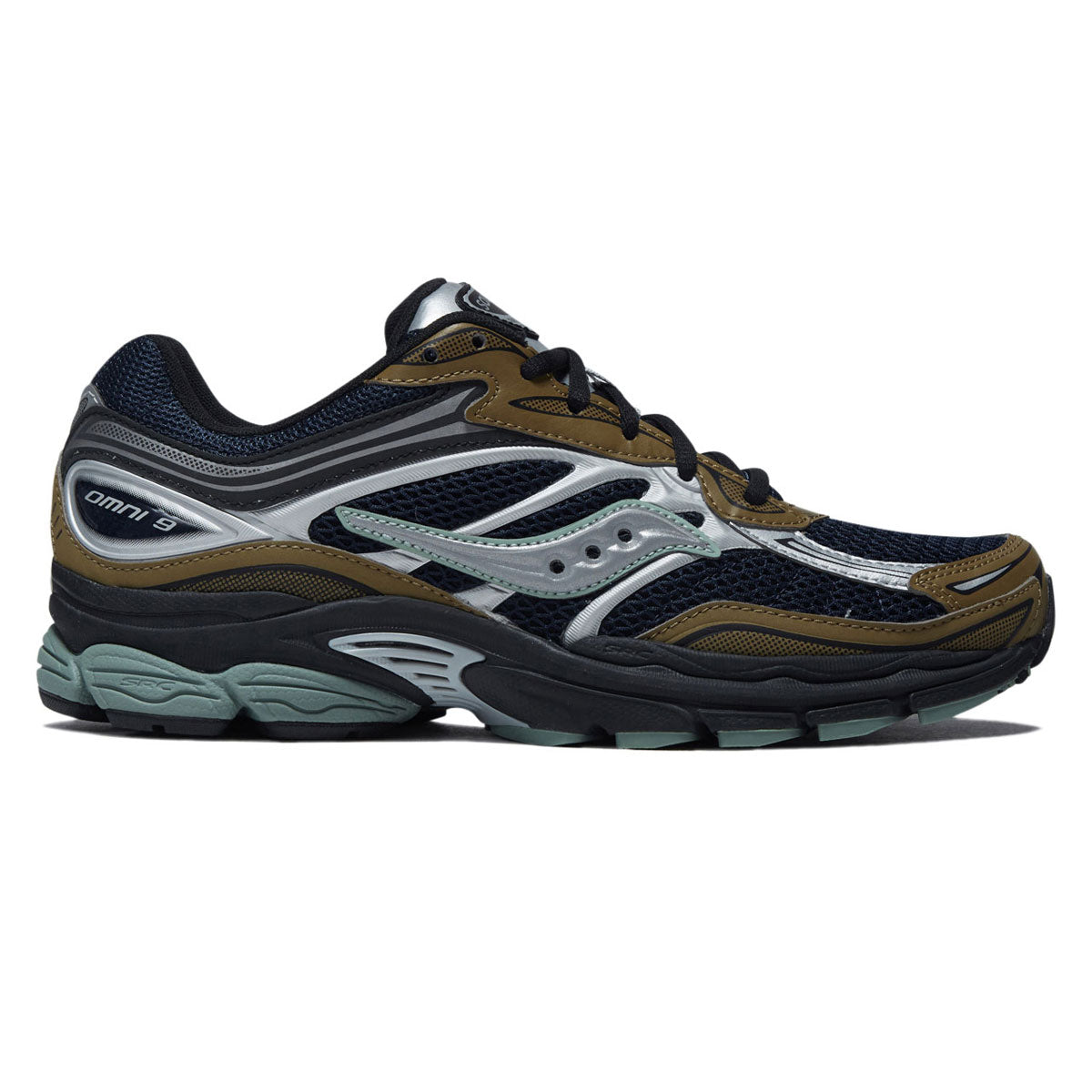 Saucony Progrid Omni 9 Shoes - Brown/Navy