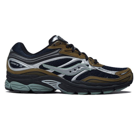 Saucony Progrid Omni 9 Shoes - Brown/Navy