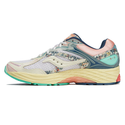 Saucony Progrid Omni 9 Shoes - Beige/Blue