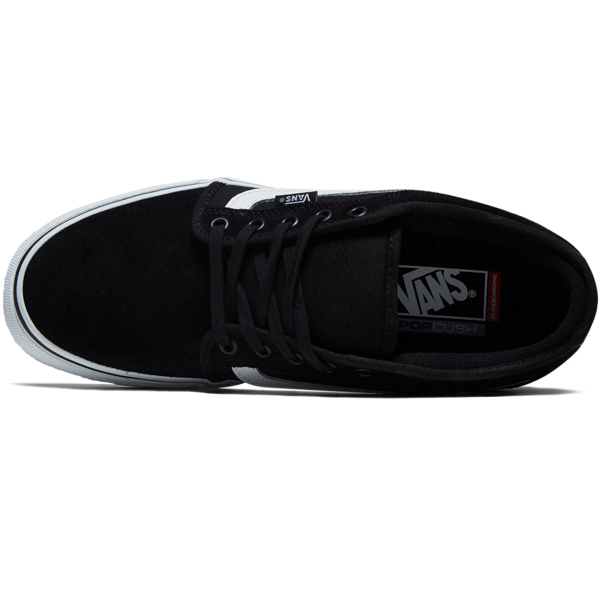 Vans Skate Chukka Low Sidestripe Shoes - Black/White